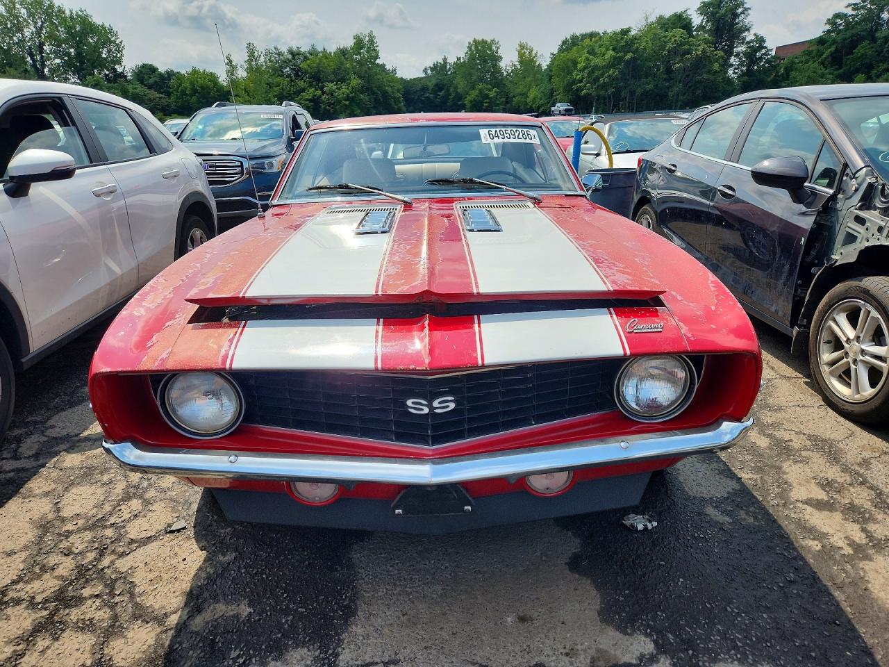 1969 Chevrolet Camaro Red vin: 124379N690790