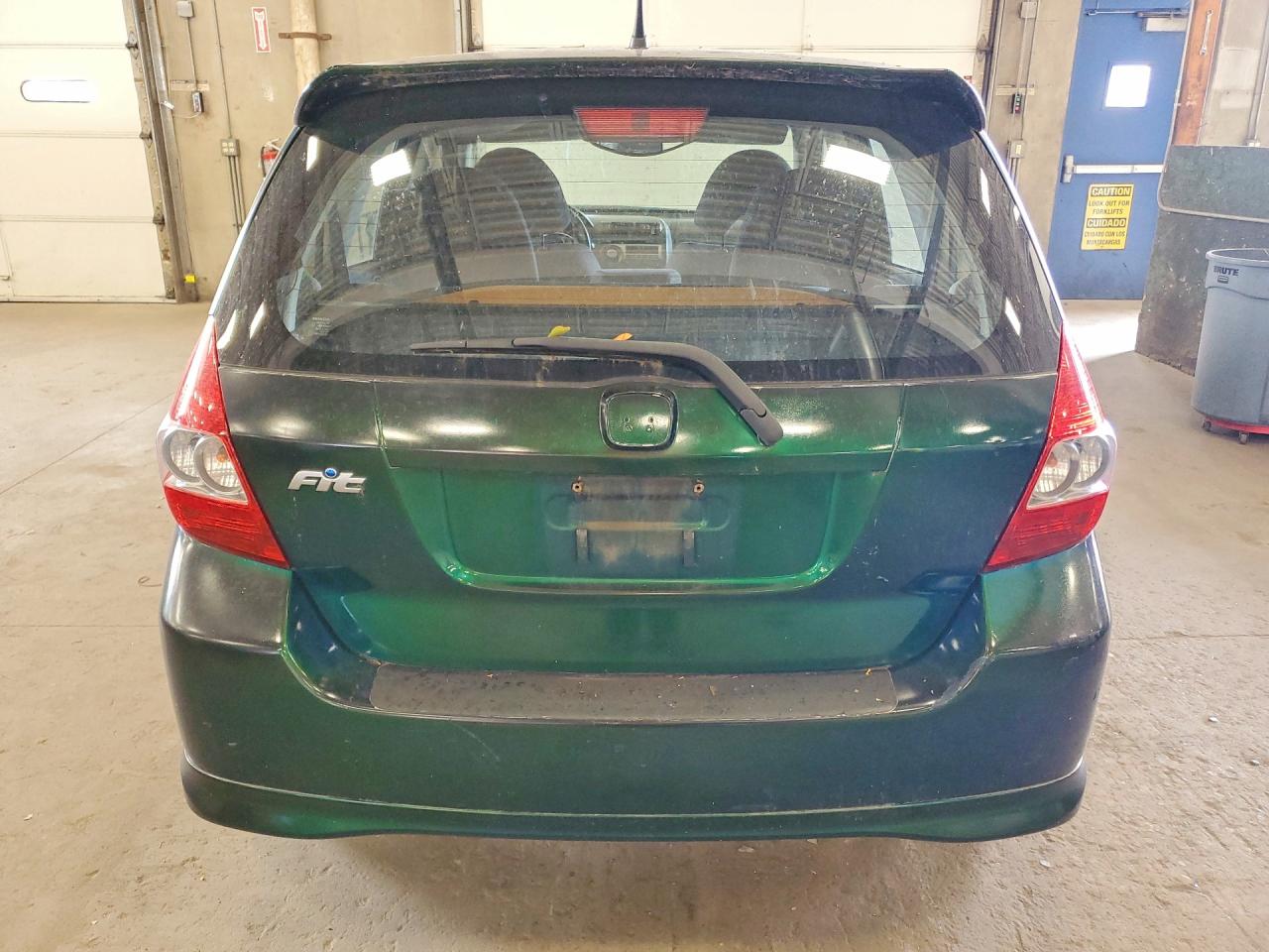 2007 Honda Fit S Зеленый vin: JHMGD38667S023826