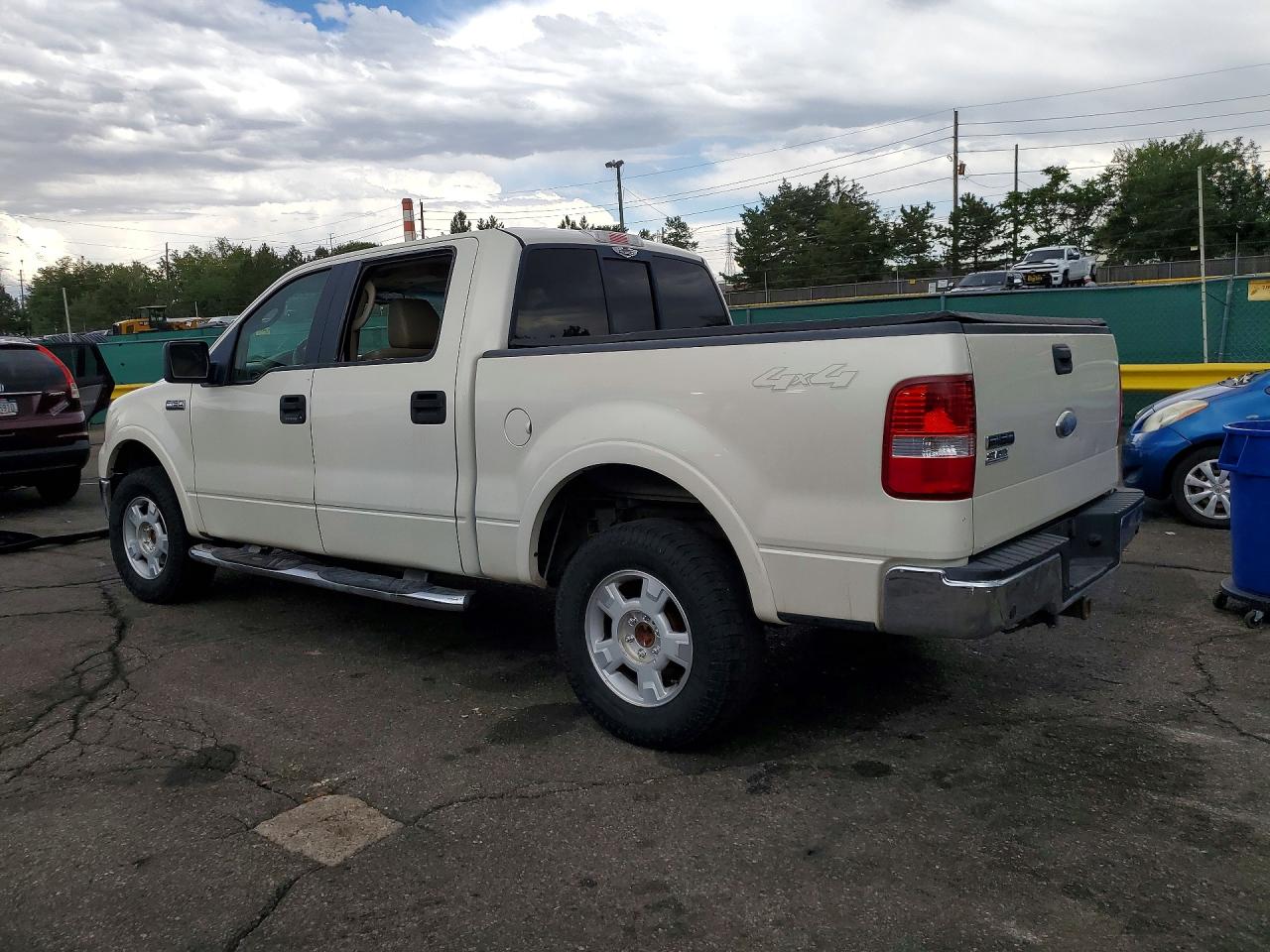 2007 Ford F150 Supercrew White vin: 1FTPW14V17FB16601