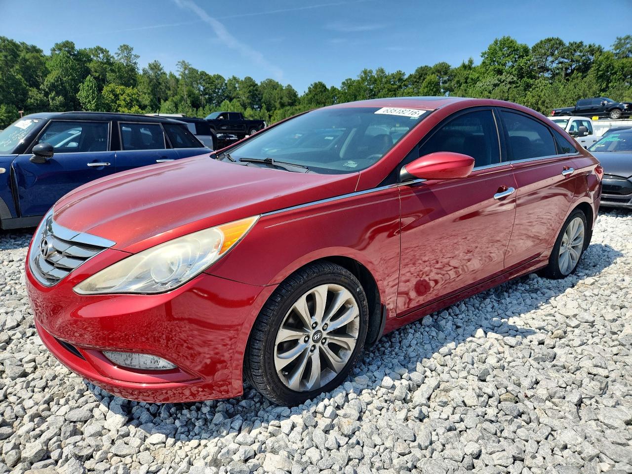 2013 Hyundai Sonata Se Orange vin: 5NPEC4AC6DH672778