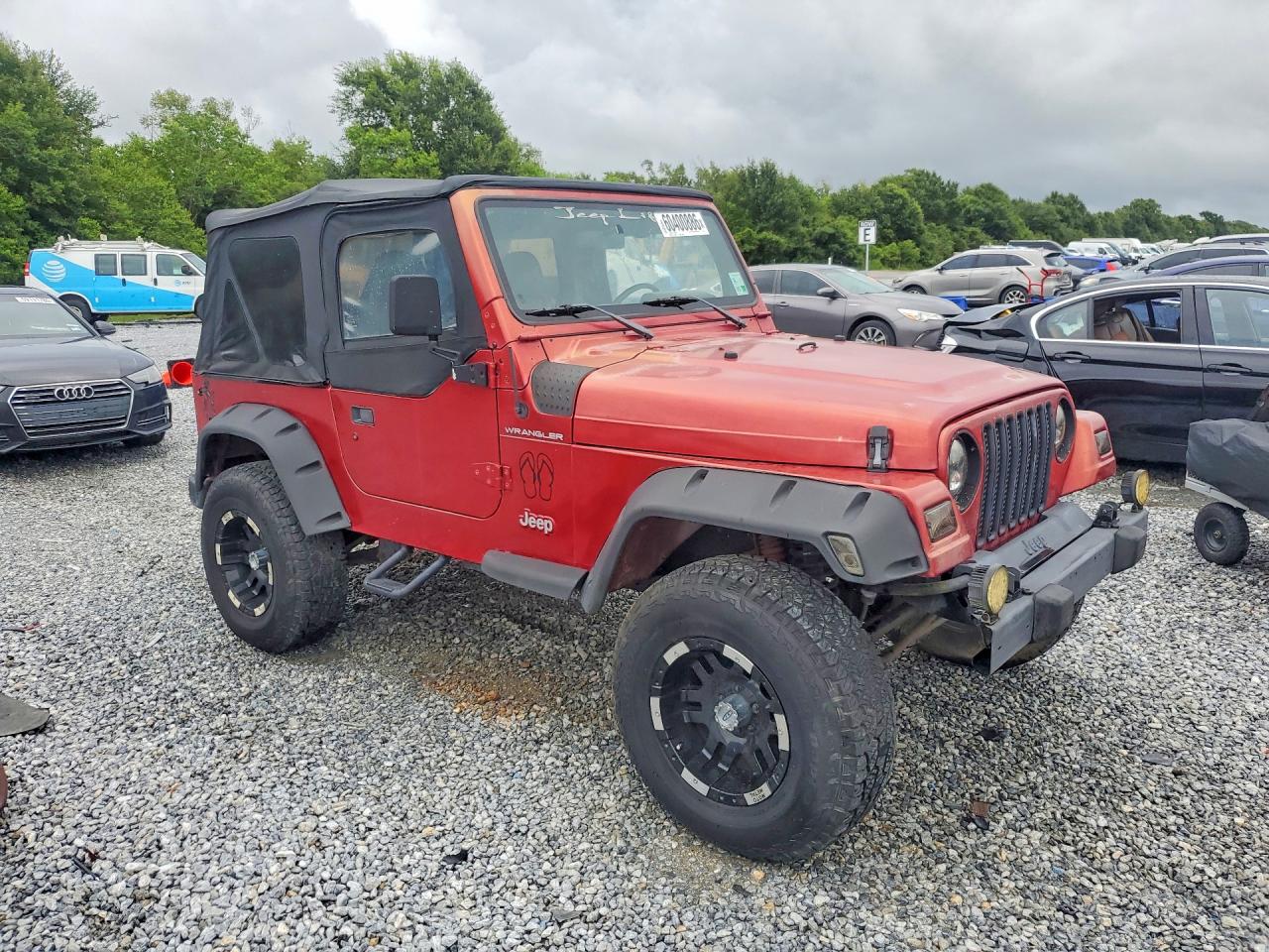 1998 Jeep Wrangler / Tj Se Burgundy vin: 1J4FY29P7WP752173