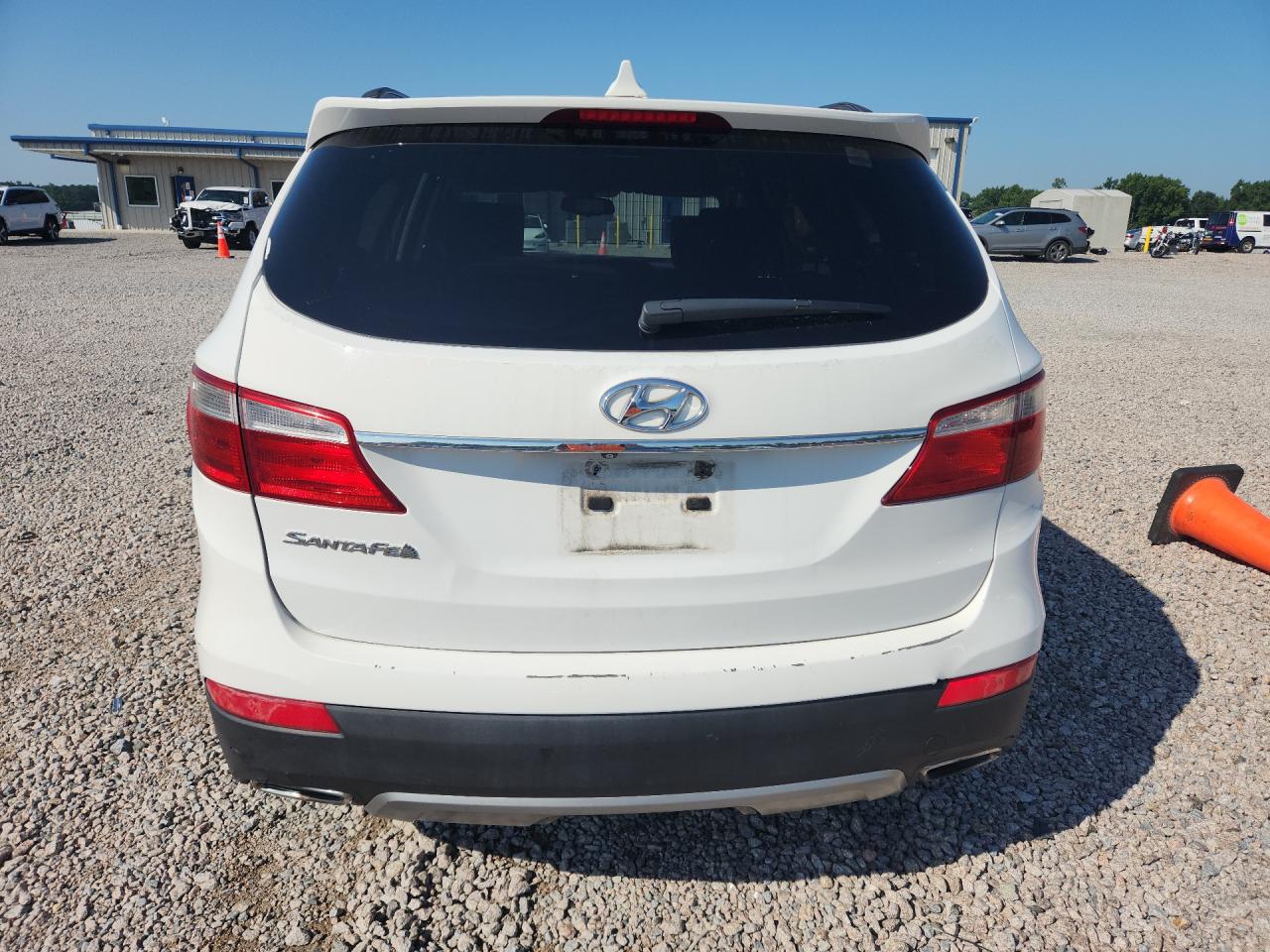 2015 Hyundai Santa Fe Gls White vin: KM8SM4HF0FU089000