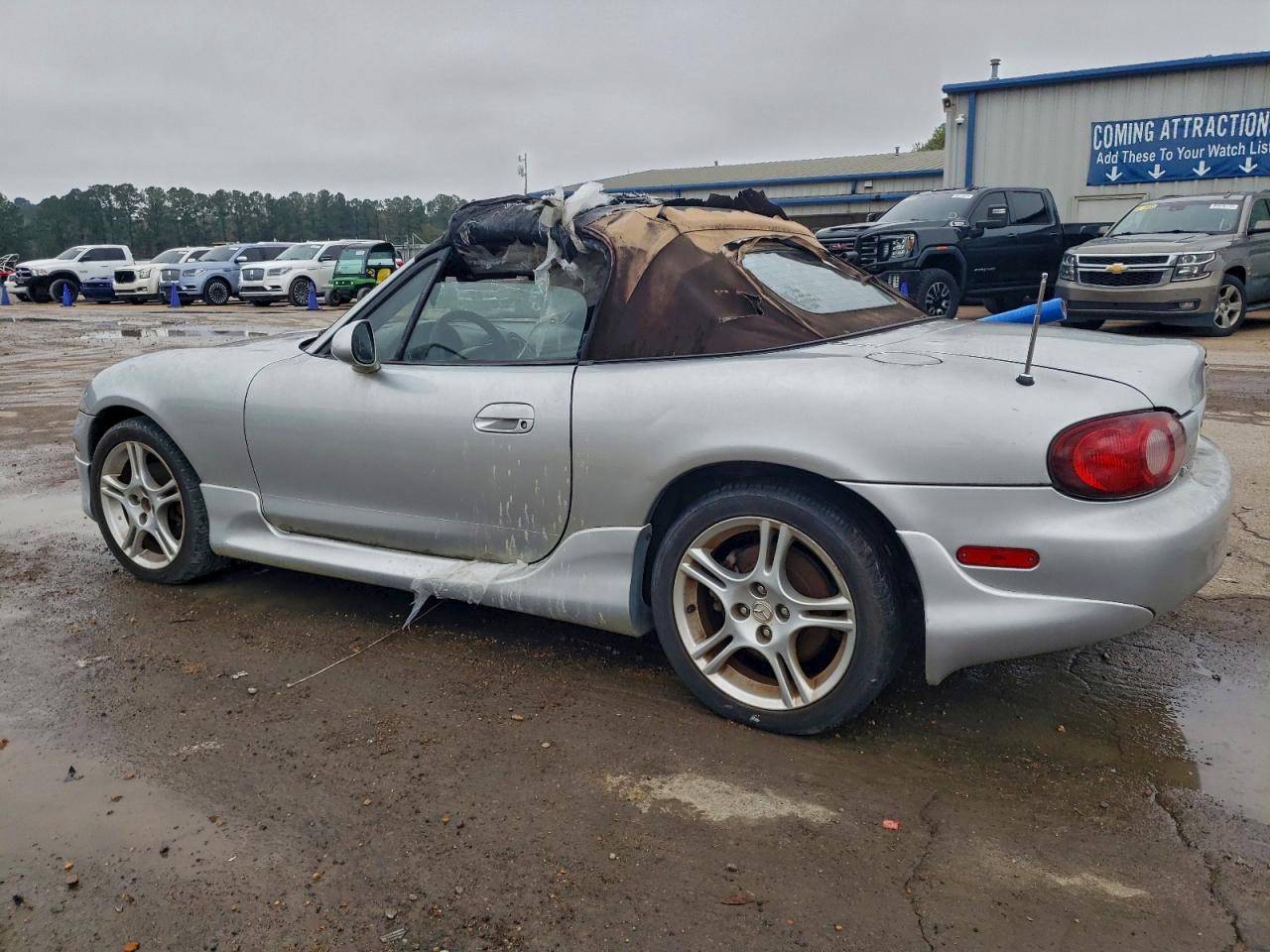 2005 Mazda Mx-5 Miata Base Silver vin: JM1NB353X50413748