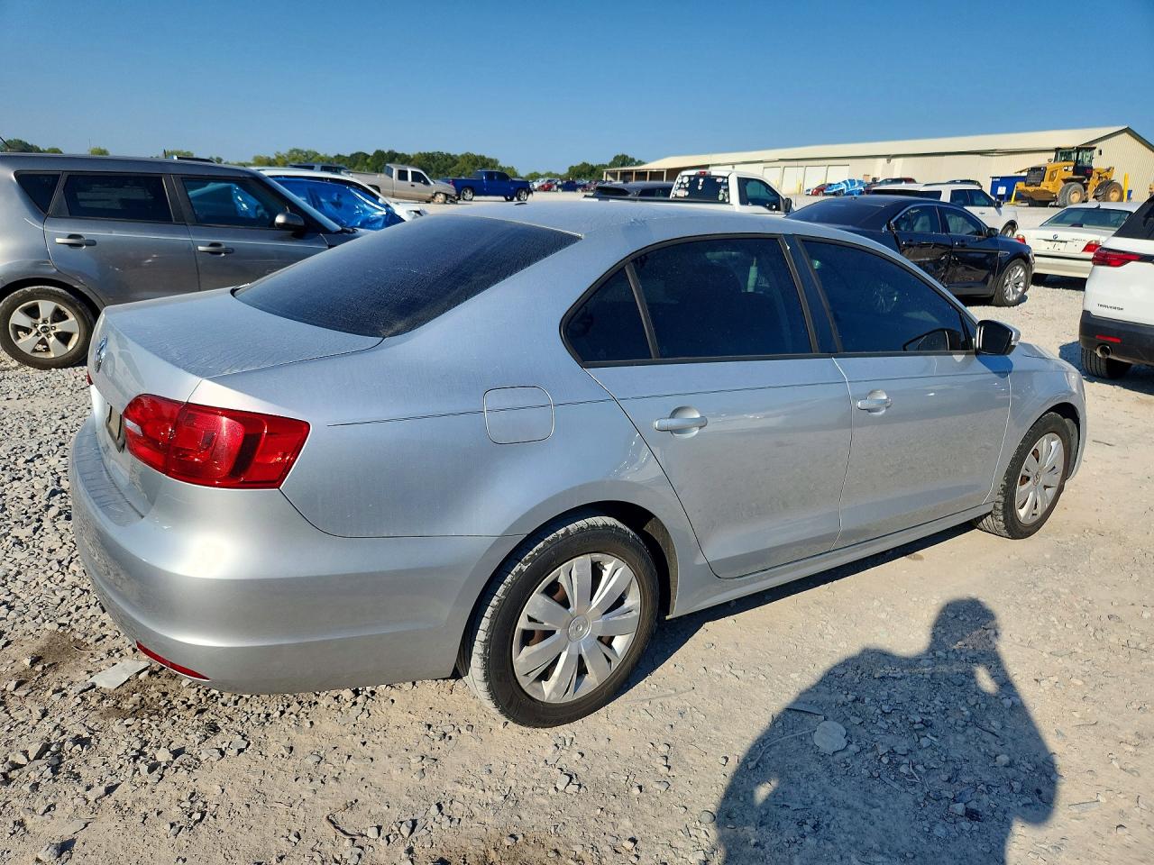 2012 Volkswagen Jetta Se Silver vin: 3VWDP7AJ3CM128857