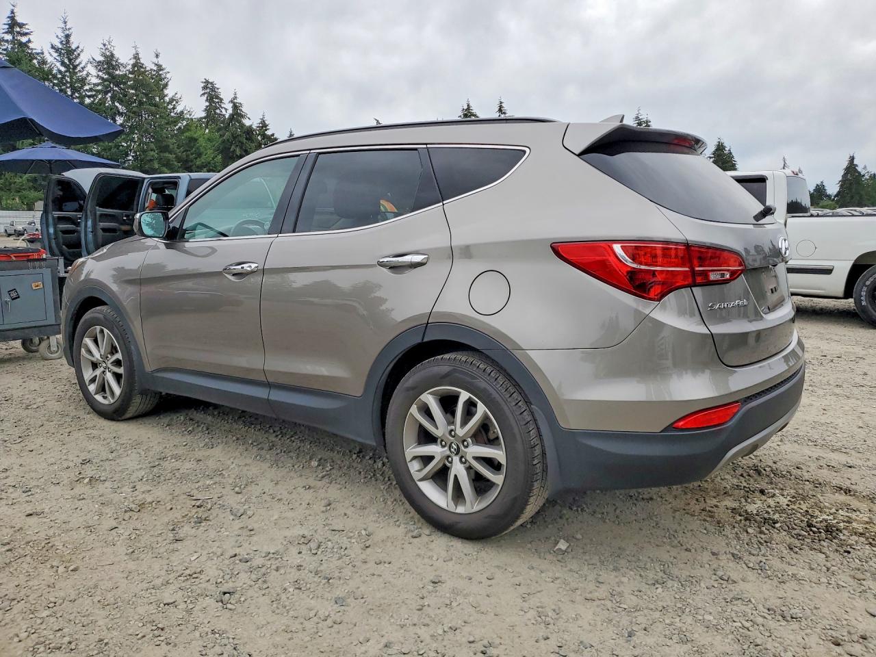 2014 Hyundai Santa Fe Sport 2.0t Gray vin: 5XYZUDLA1EG224757