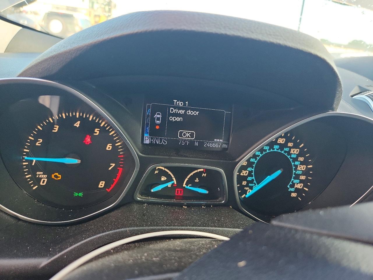 2013 Ford Escape Sel Gray vin: 1FMCU0H92DUA73174