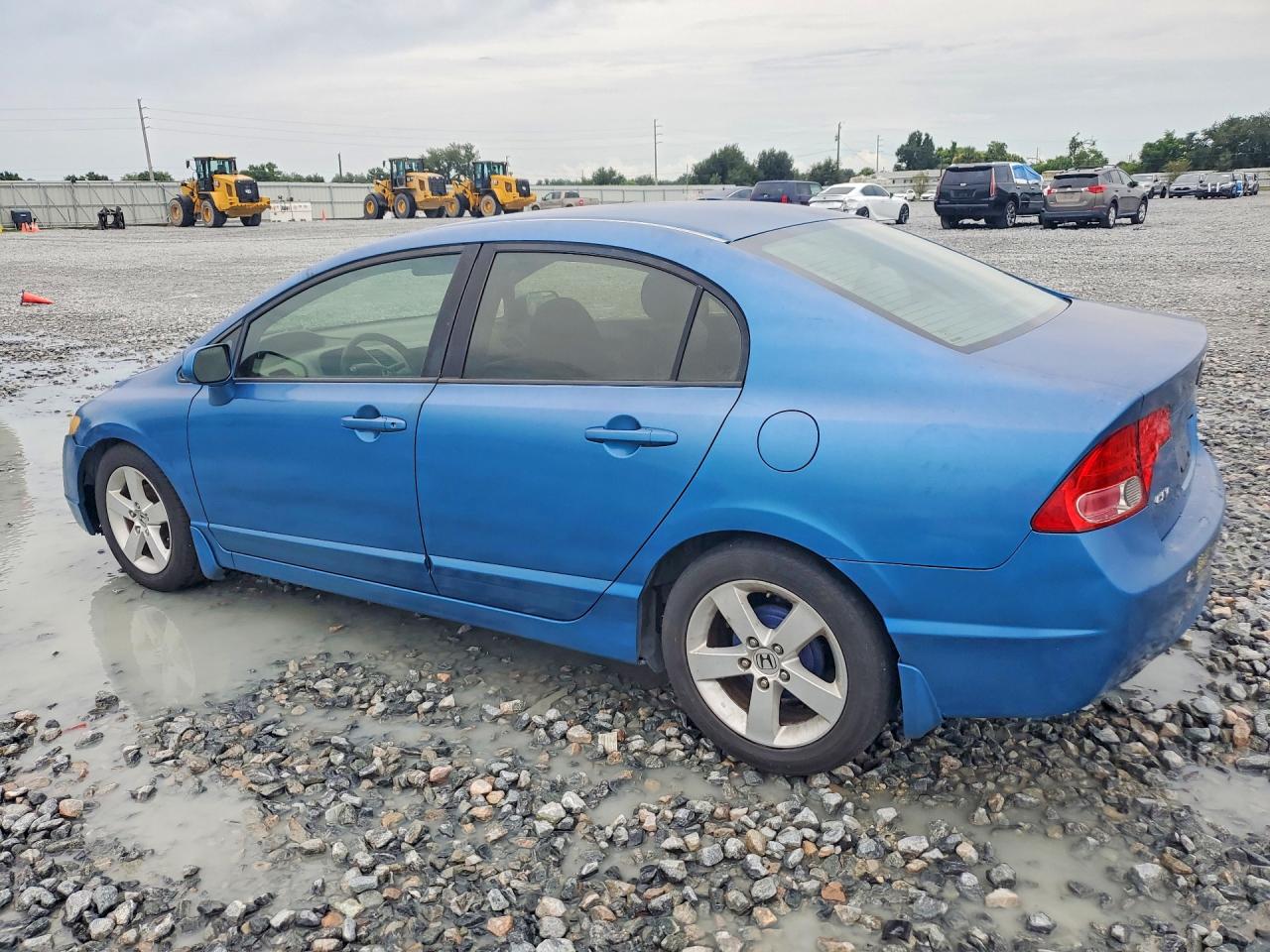 2007 Honda Civic Lx Blue vin: 1HGFA16517L001412