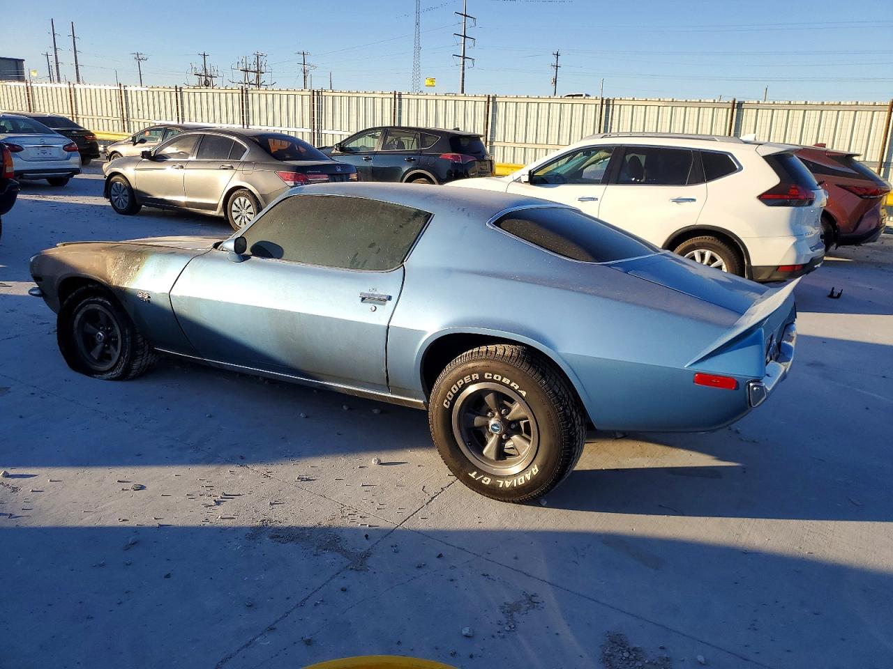1971 Chevrolet Camaro Blue vin: 124871N590793