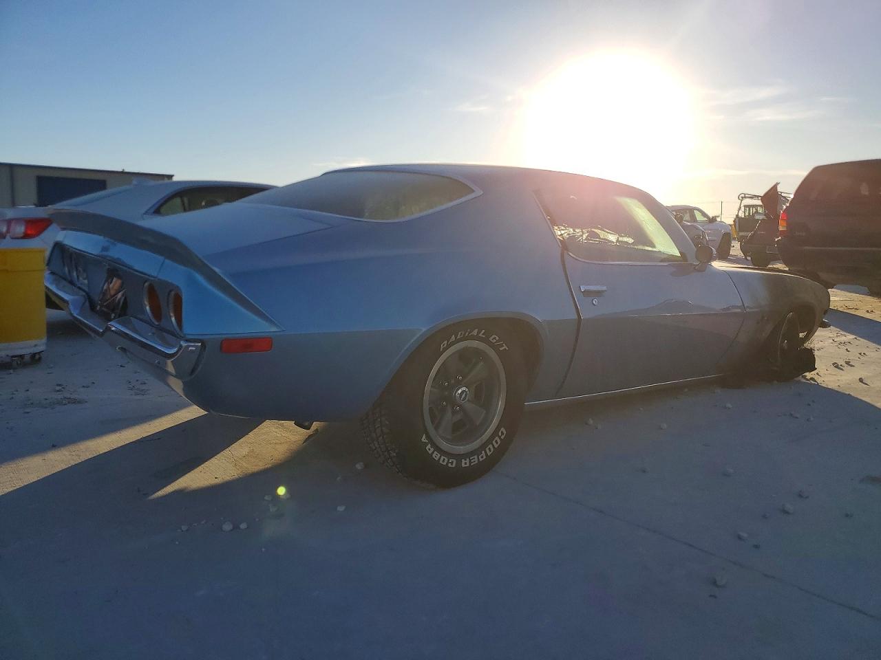 1971 Chevrolet Camaro Blue vin: 124871N590793