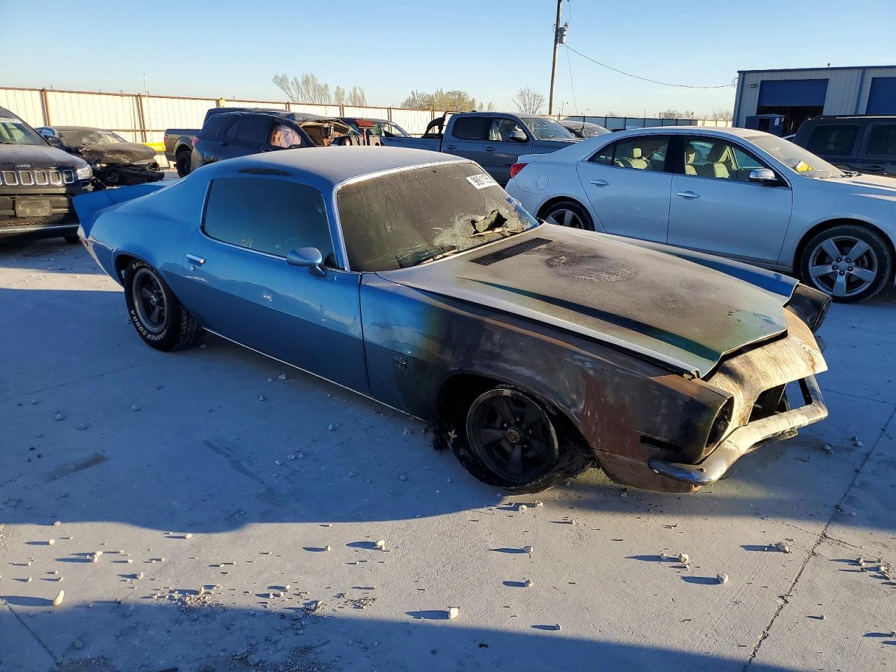 1971 Chevrolet Camaro Blue vin: 124871N590793