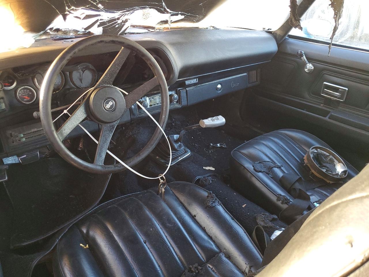 1971 Chevrolet Camaro Blue vin: 124871N590793