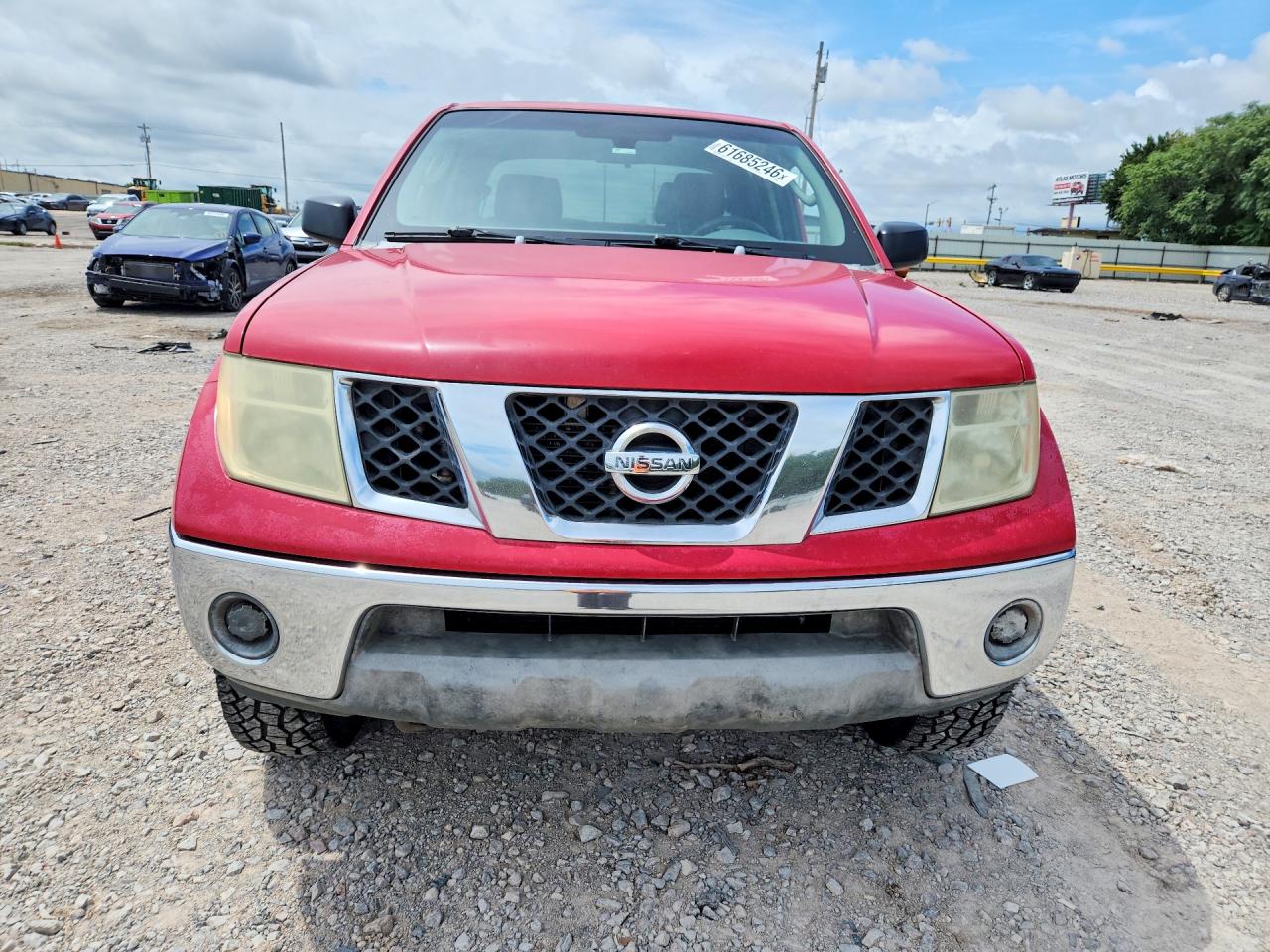 2006 Nissan Frontier Se Красный vin: 1N6AD07U16C468969