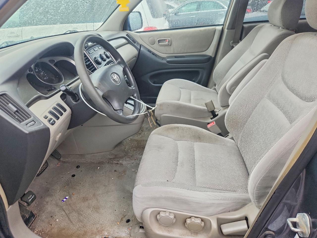 2001 Toyota Highlander Base Blue vin: JTEHD21A510001667