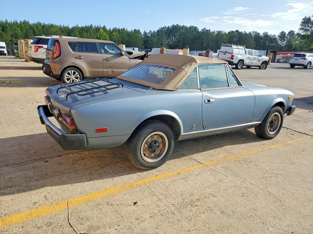 1980 Fiat 124 Spider Синий vin: 124CS000170882