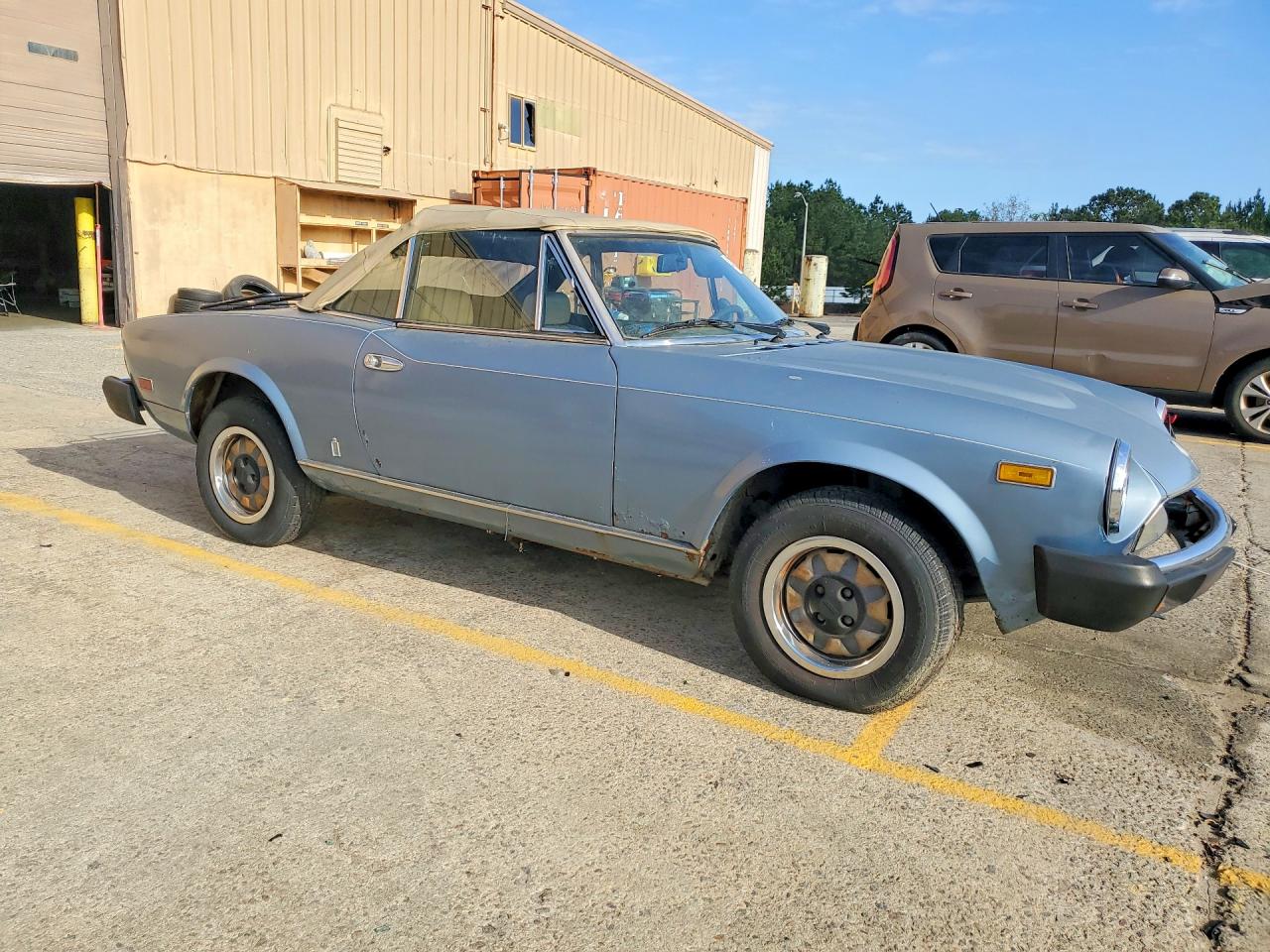 1980 Fiat 124 Spider Синий vin: 124CS000170882