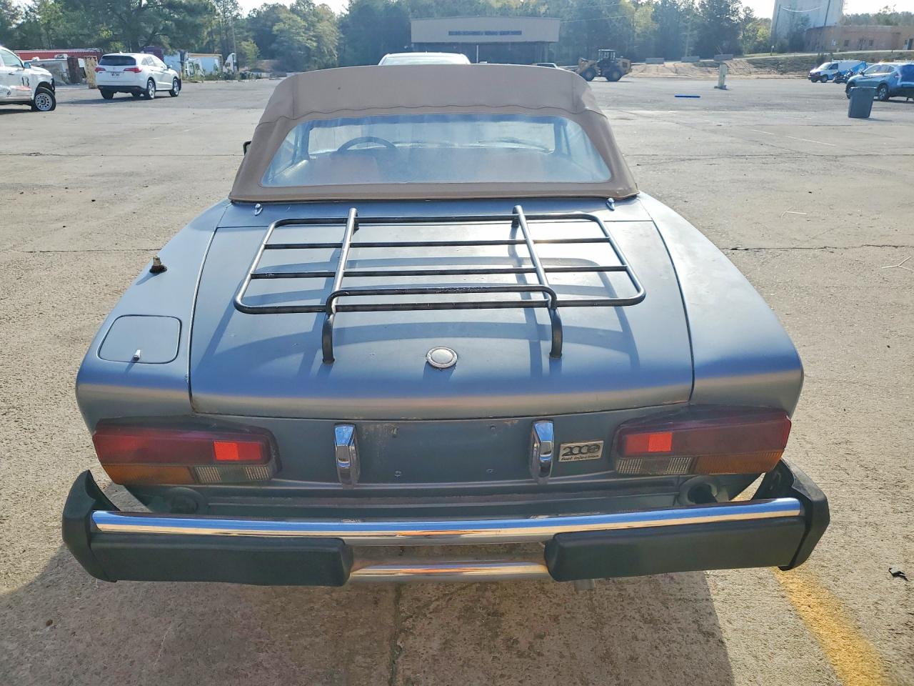 1980 Fiat 124 Spider Синий vin: 124CS000170882