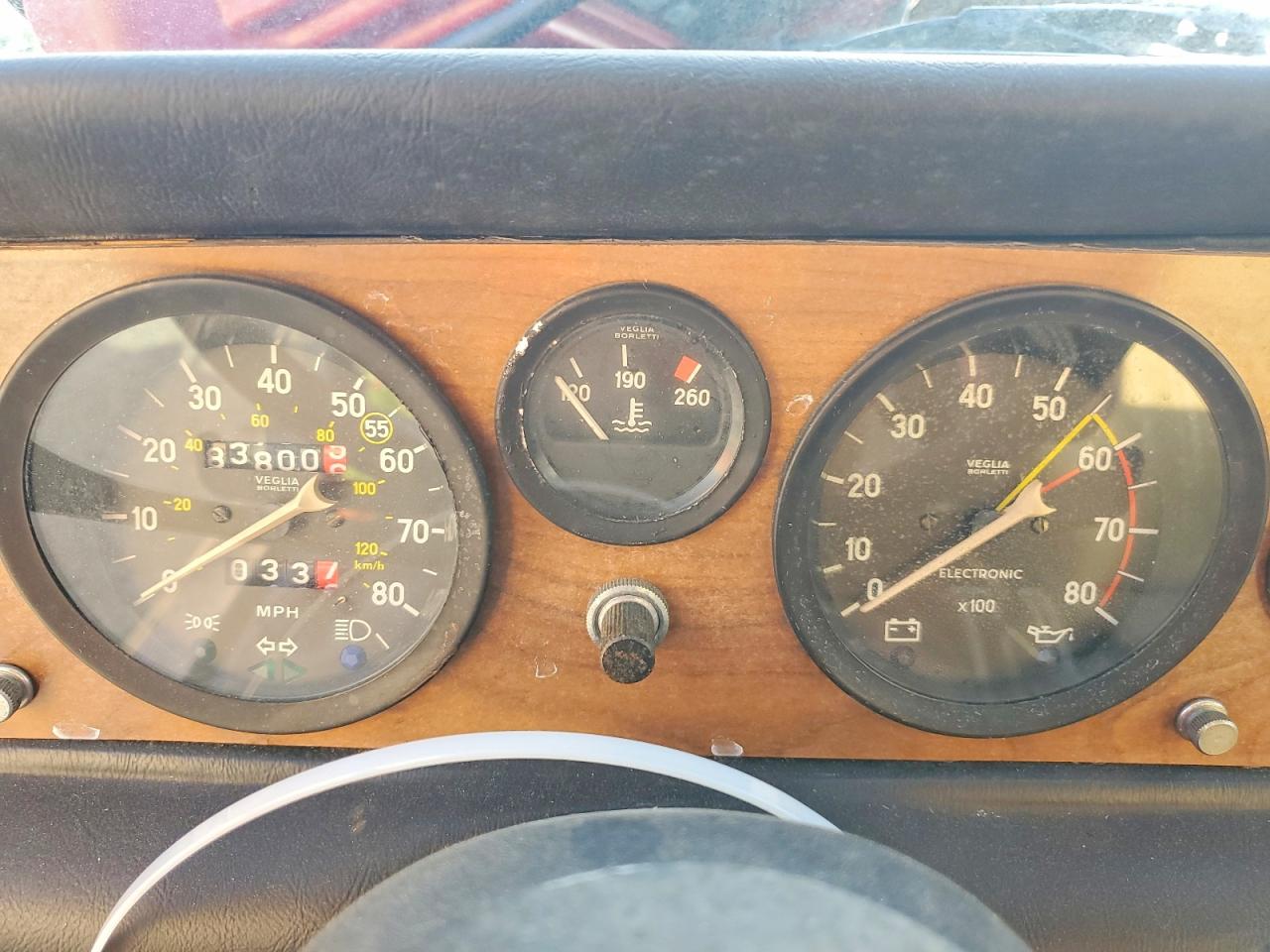 1980 Fiat 124 Spider Синий vin: 124CS000170882