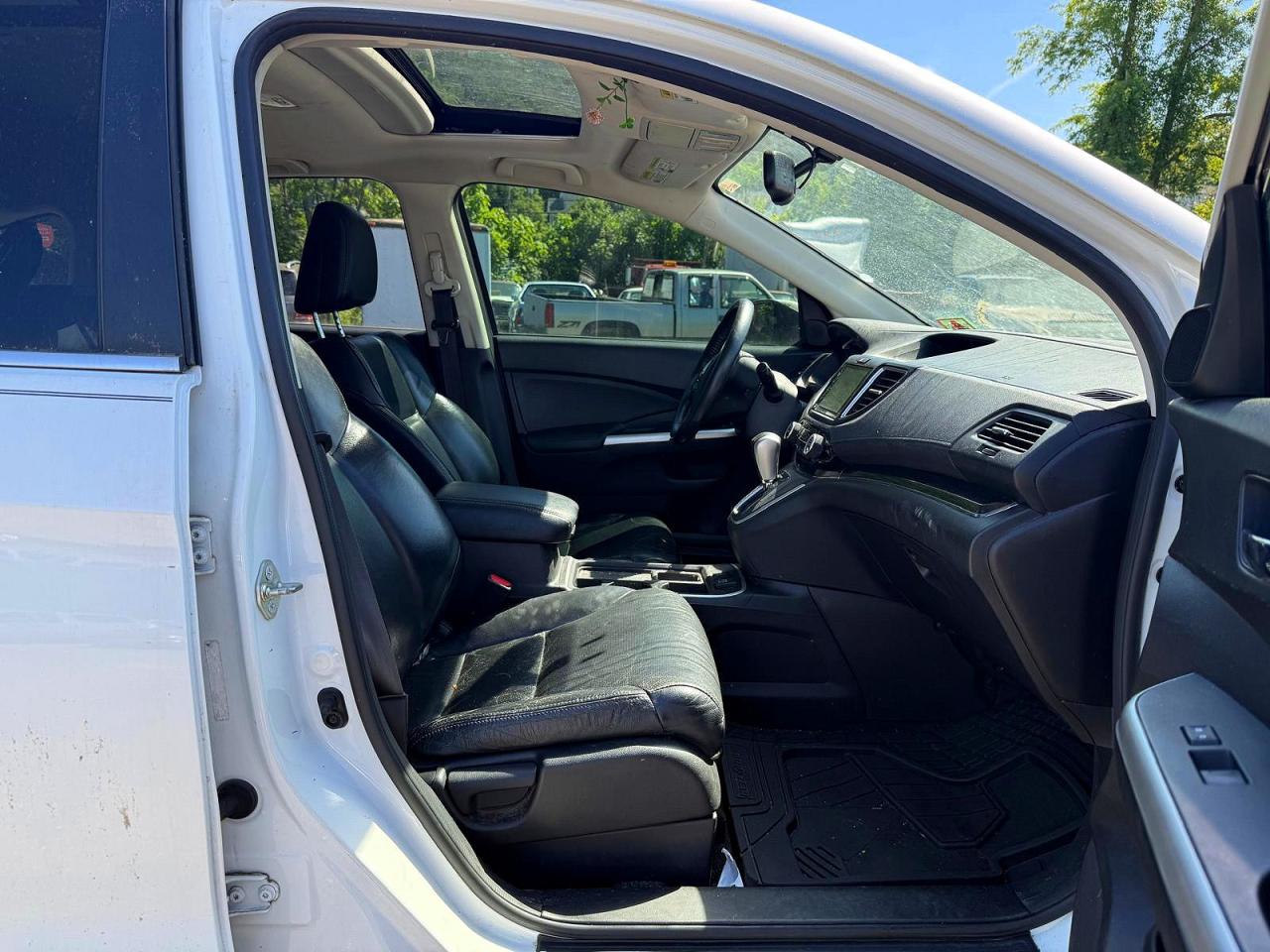 2015 Honda Cr-v Ex-l Белый vin: 5J6RM4H75F011002