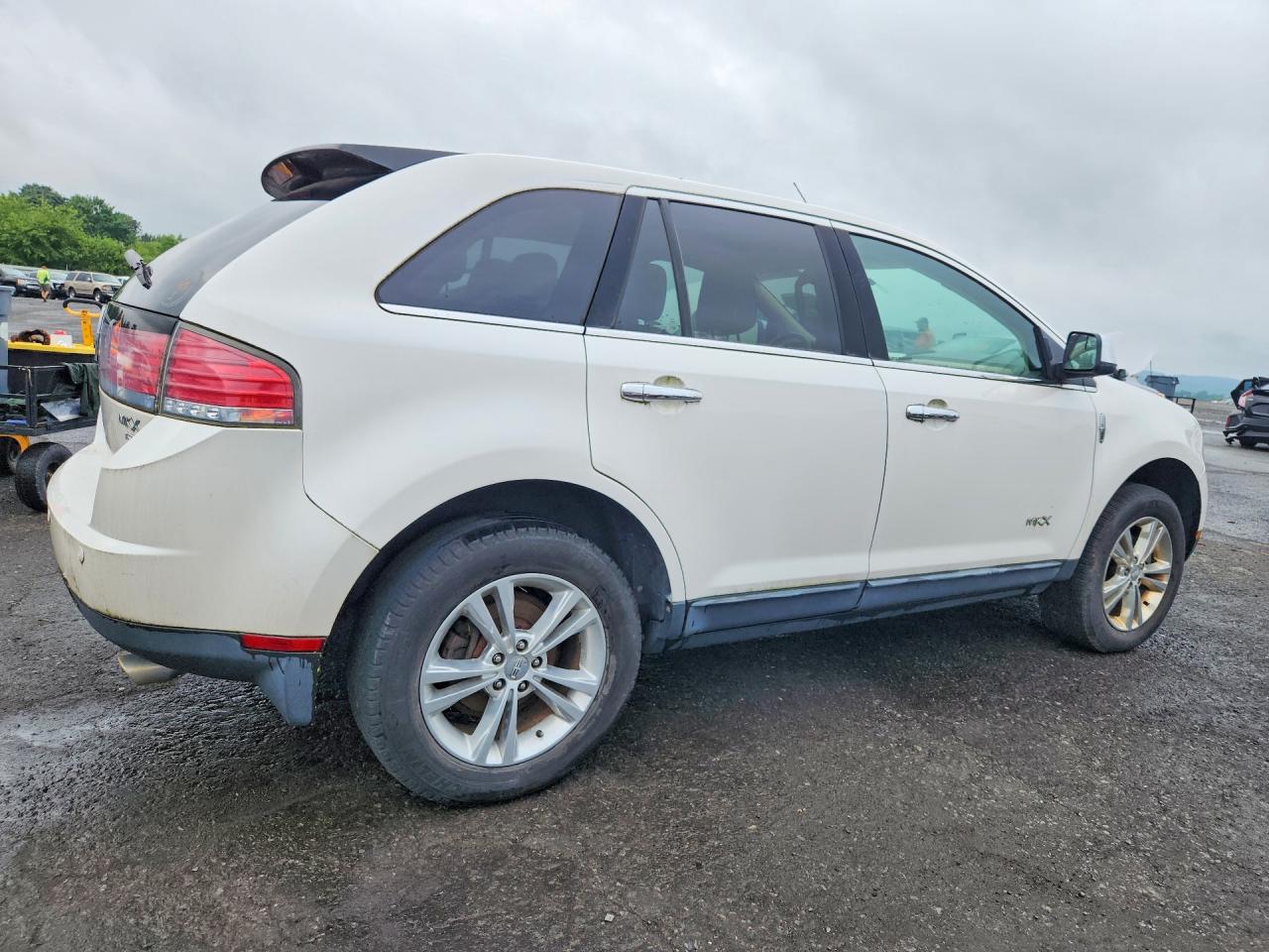 2010 Lincoln Mkx White vin: 2LMDJ8JC5ABJ23413