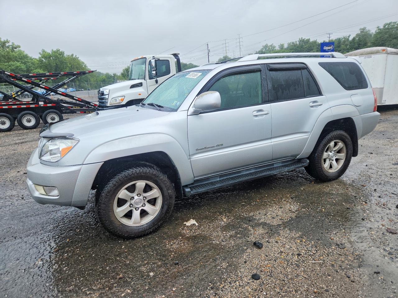 2004 Toyota 4runner Sr5 Silver vin: JTEBU14RX40039837