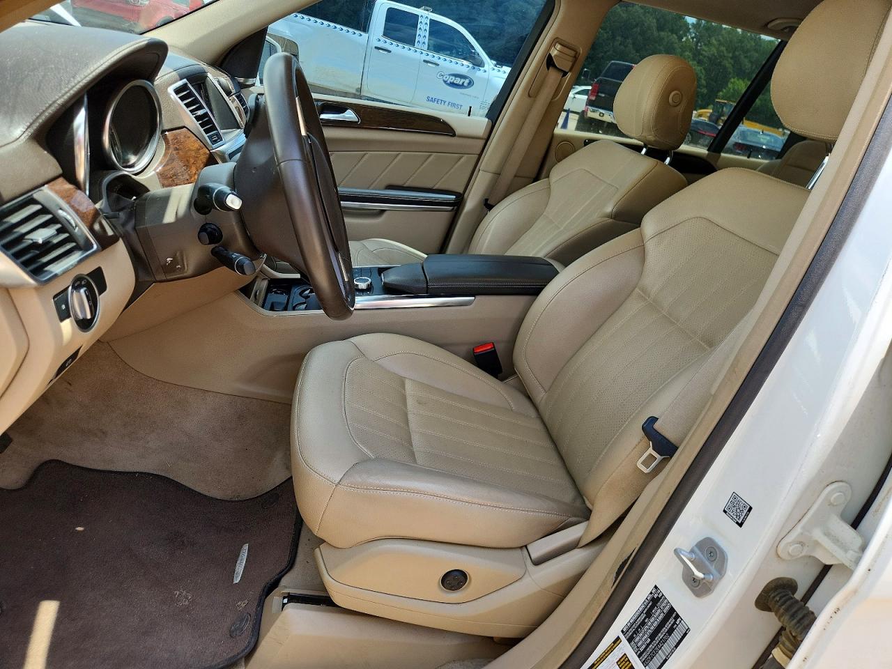 2014 Mercedes-benz Gl 450 4matic White vin: 4JGDF7CE2EA421702