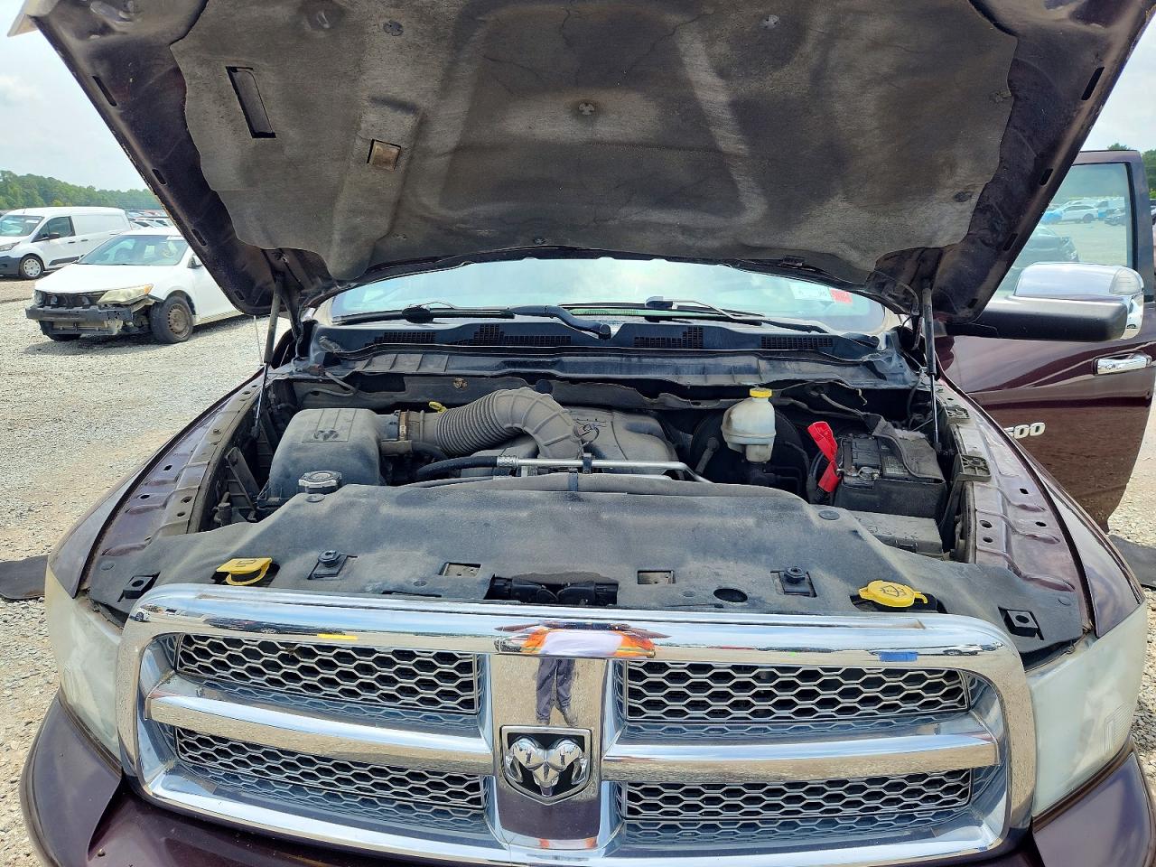2012 Dodge Ram 1500 Laramie Maroon vin: 1C6RD7JT9CS173285