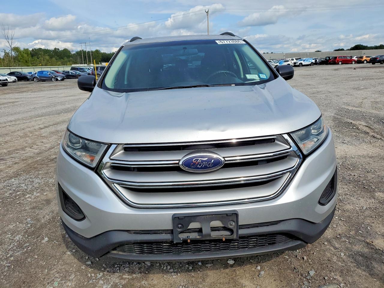 2015 Ford Edge Se Silver vin: 2FMTK4G95FBB97334