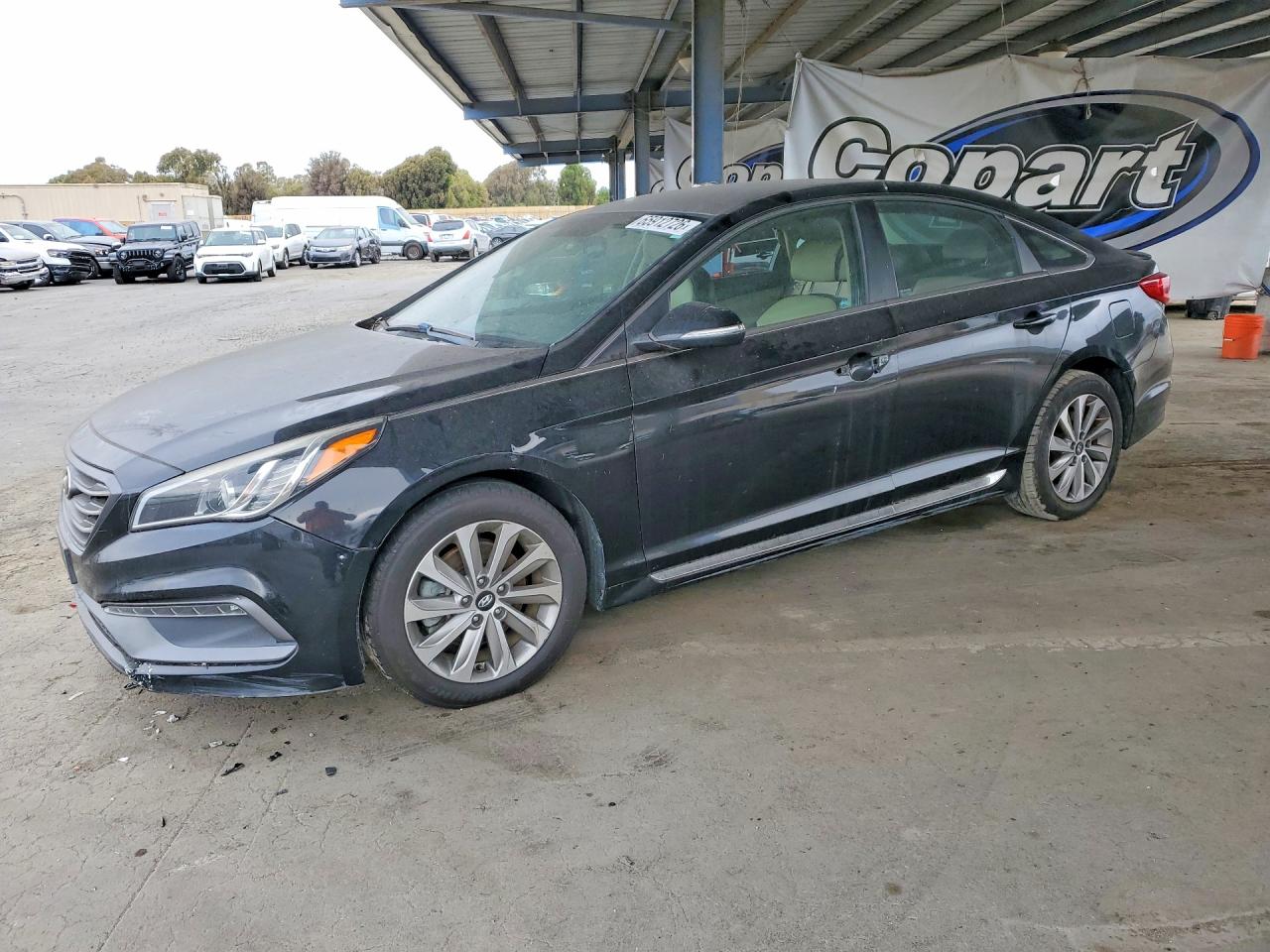 2015 Hyundai Sonata Sport Black vin: 5NPE34AF3FH087217