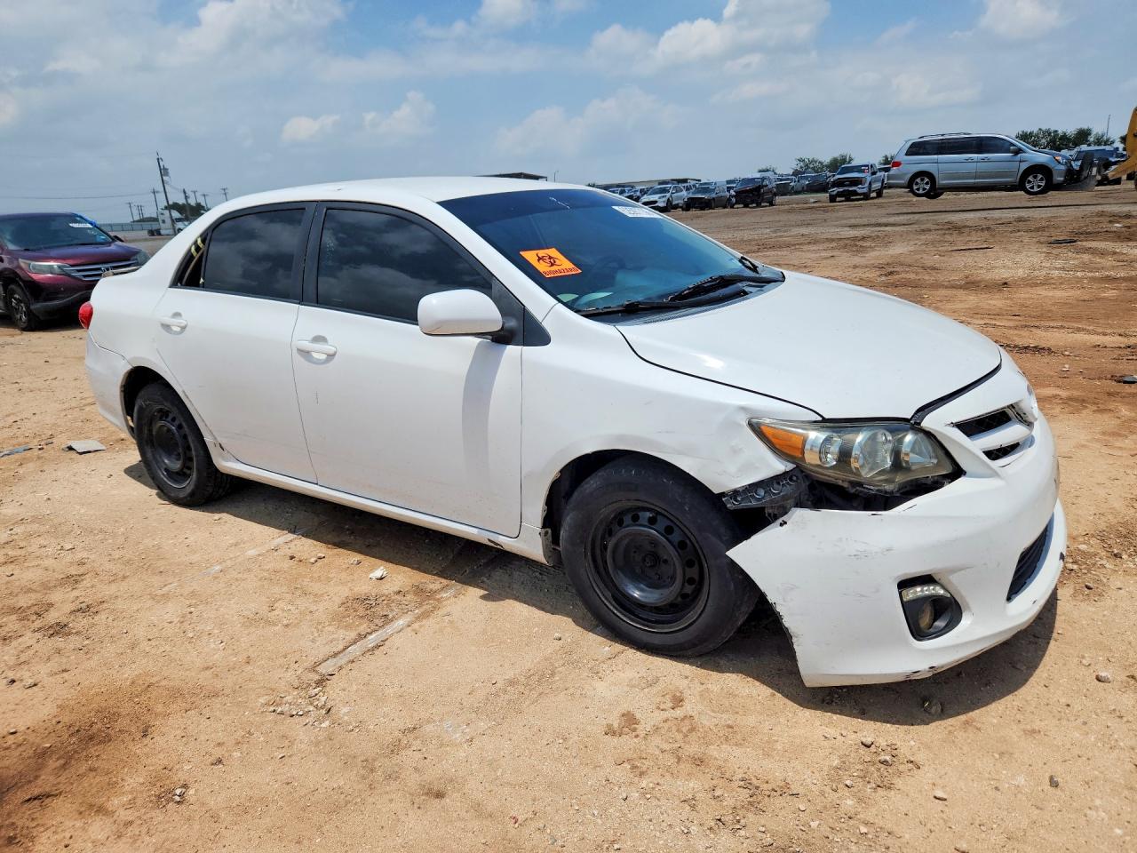 2011 Toyota Corolla Le White vin: 2T1BU4EEXBC538903