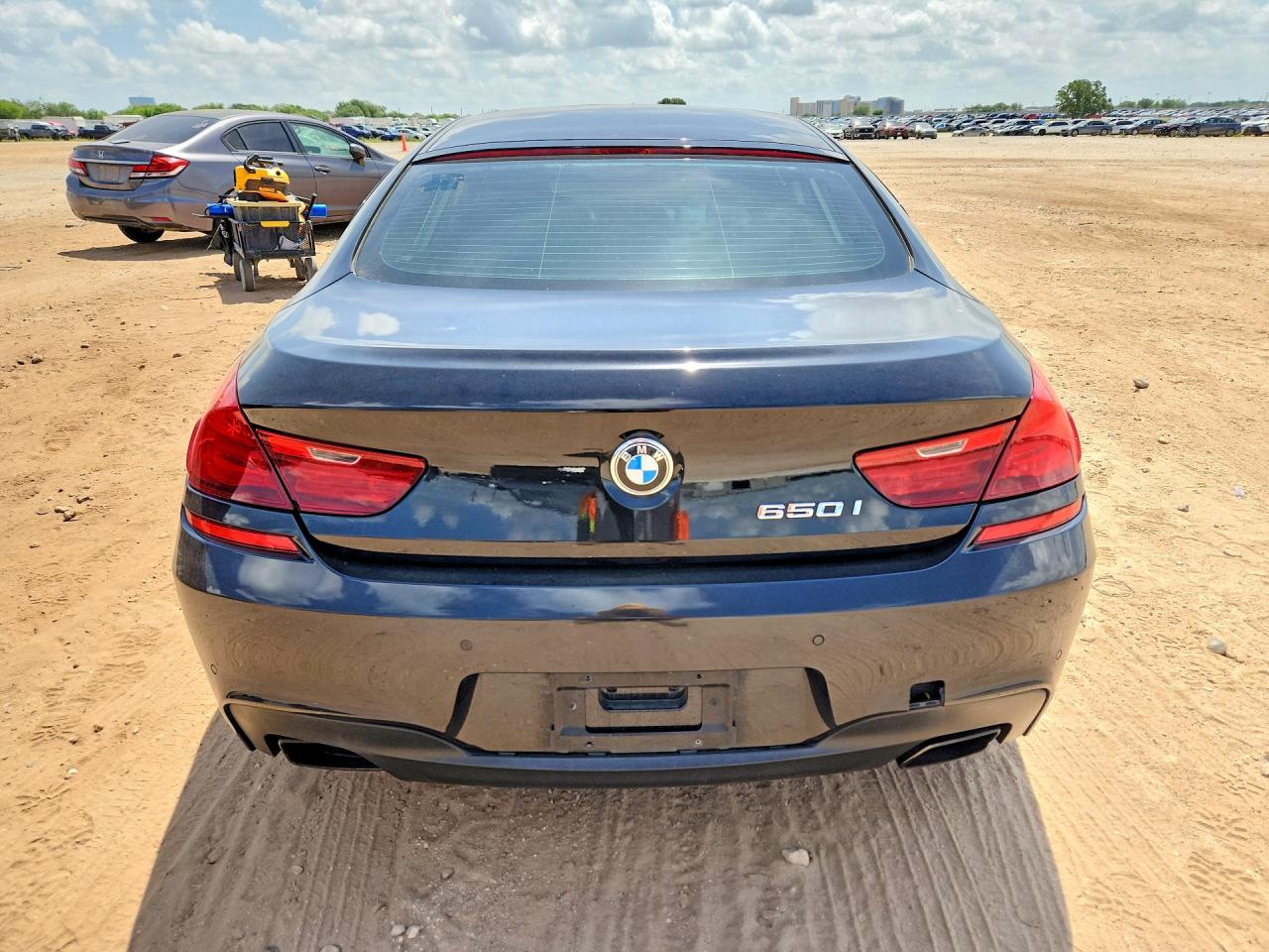 2014 Bmw 650 I Gran Coupe Black vin: WBA6B2C52ED129085