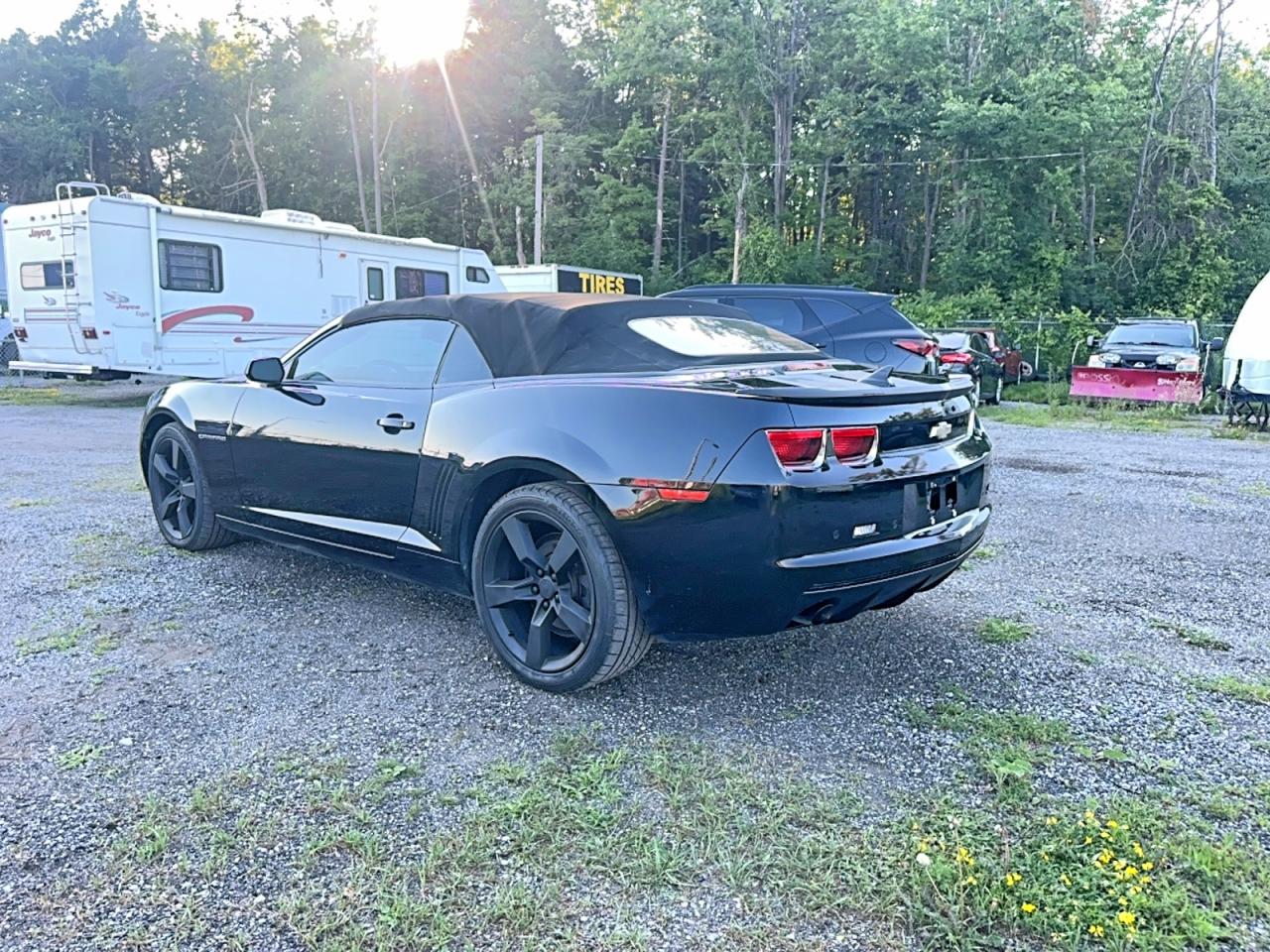 2012 Chevrolet Camaro Lt Black vin: 2G1FB3D36C9166648