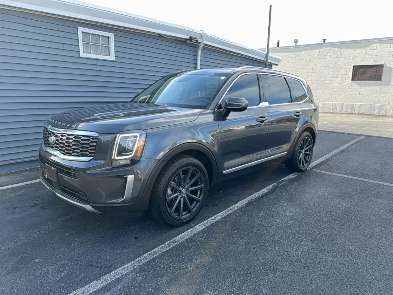 2021 Kia Telluride Ex Серый vin: 5XYP3DHC3MG133234