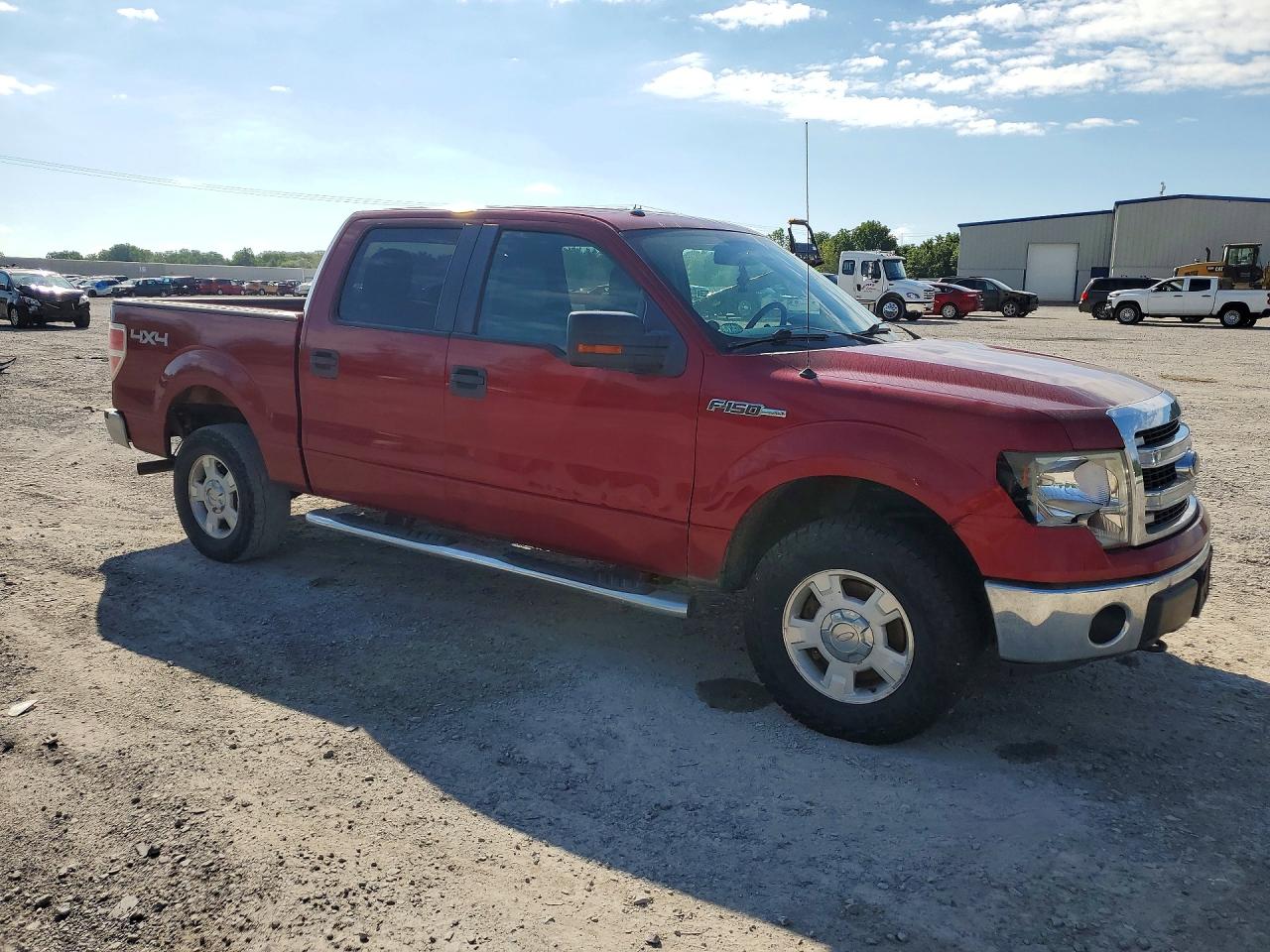 2013 Ford F150 Supercrew Red vin: 1FTFW1EF9DFA46117