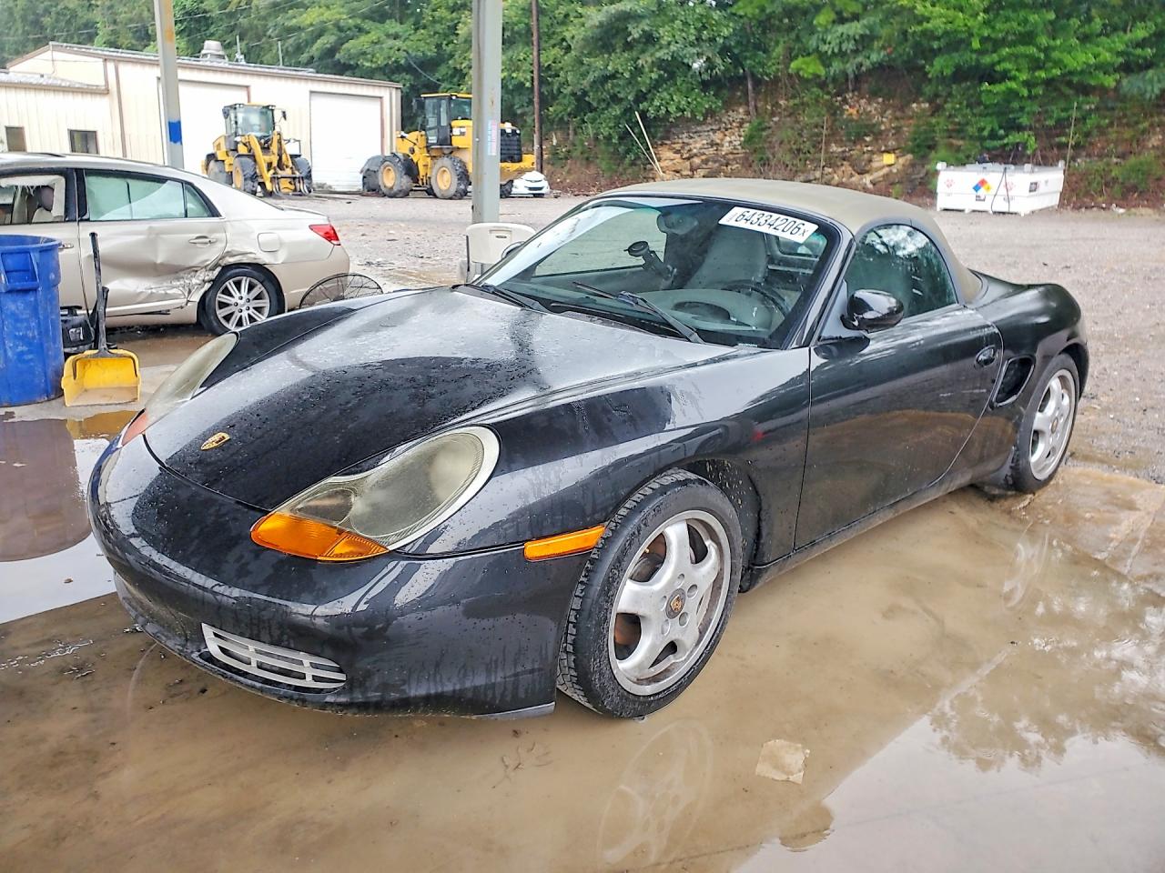 2000 Porsche Boxster Black vin: WP0CA2987YU627510