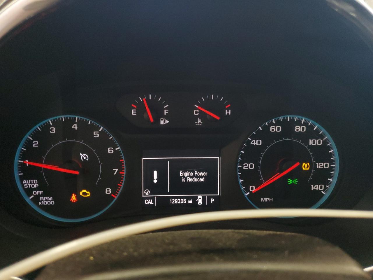 2017 Chevrolet Malibu Lt Серый vin: 1G1ZE5ST9HF151501 Damage: Warning Light - Engine, On, Unacceptable