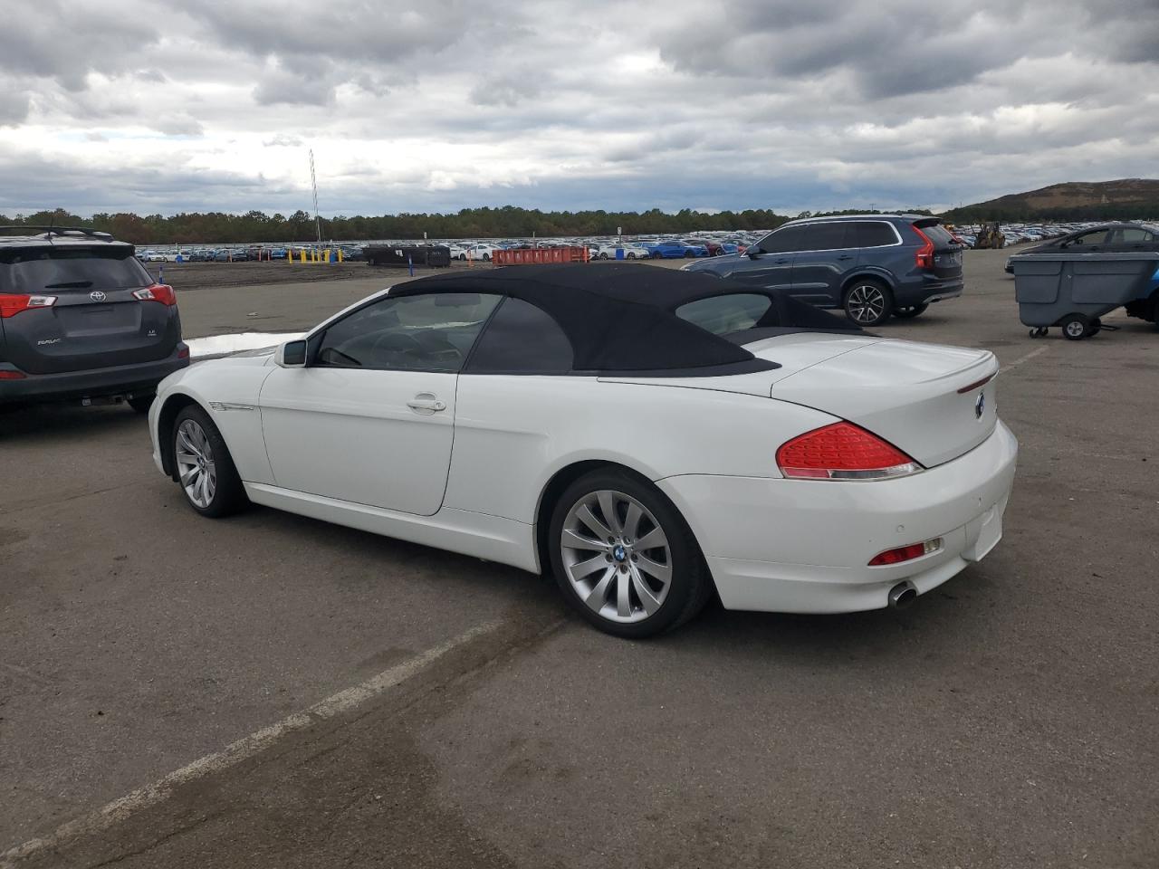 2007 Bmw 650 I White vin: WBAEK13517CN84217