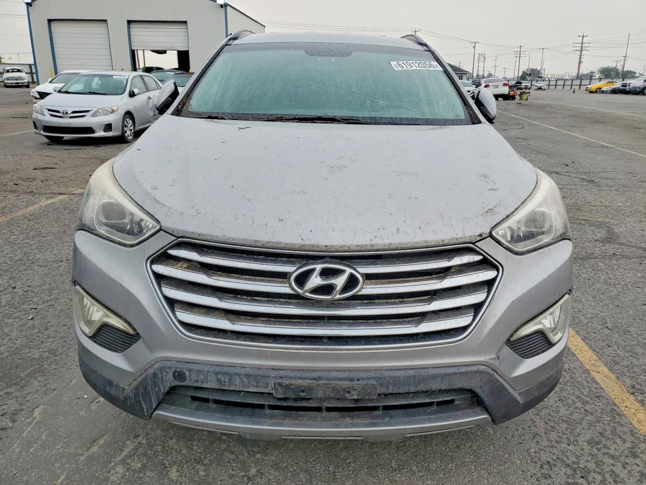 2014 Hyundai Santa Fe Gls Silver vin: KM8SM4HF8EU063680