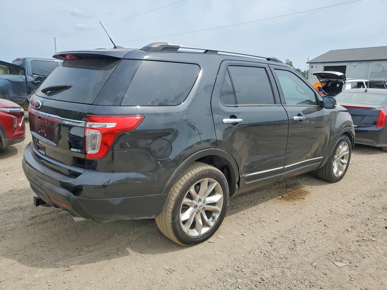 2014 Ford Explorer Limited Black vin: 1FM5K8F83EGB86364