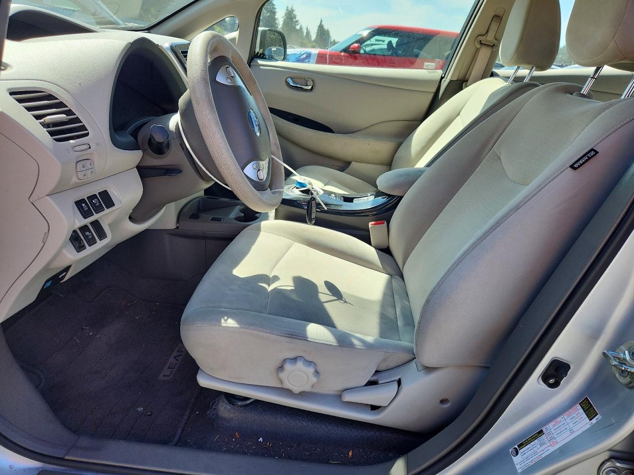2011 Nissan Leaf Sv Silver vin: JN1AZ0CP4BT000834