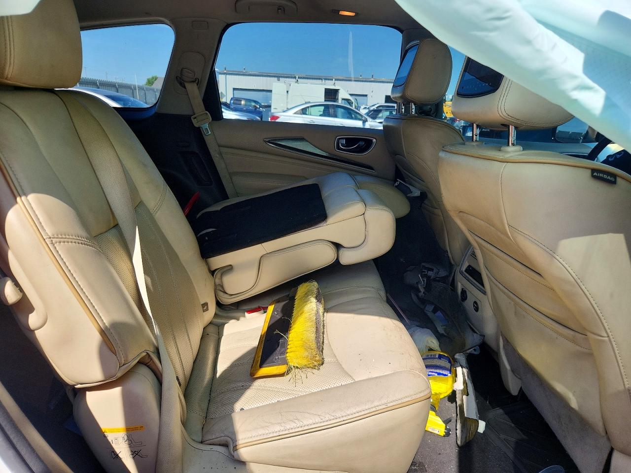 2015 Infiniti Qx60 Base White vin: 5N1AL0MM7FC519218
