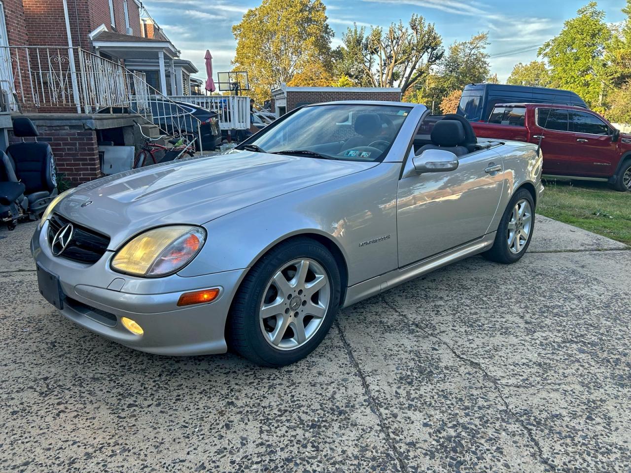 2001 Mercedes-benz Slk 230 Kompressor Gray vin: WDBKK49F31F234132