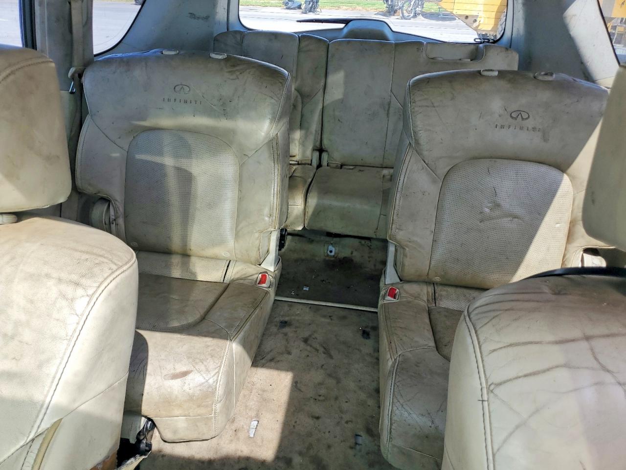 2011 Infiniti Qx56 Base White vin: JN8AZ2NE1B9006161