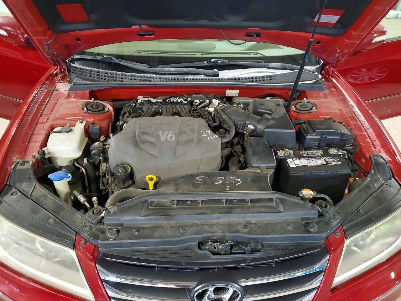 2011 Hyundai Azera Limited Красный vin: KMHFC4DF7BA538615