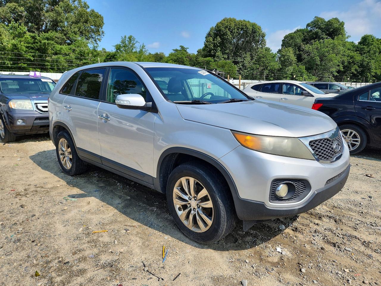 2011 Kia Sorento Ex Silver vin: 5XYKU4A26BG011666