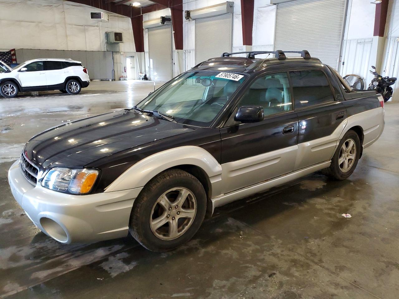 2003 Subaru Baja Black vin: 4S4BT61C837107915