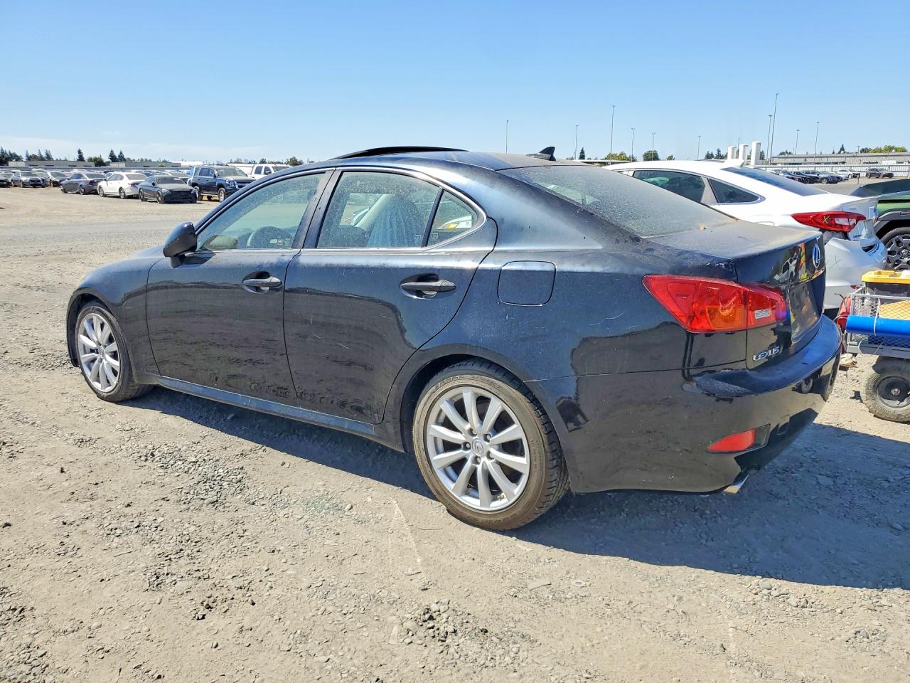 2008 Lexus Is 250 Base Black vin: JTHBK262285077215
