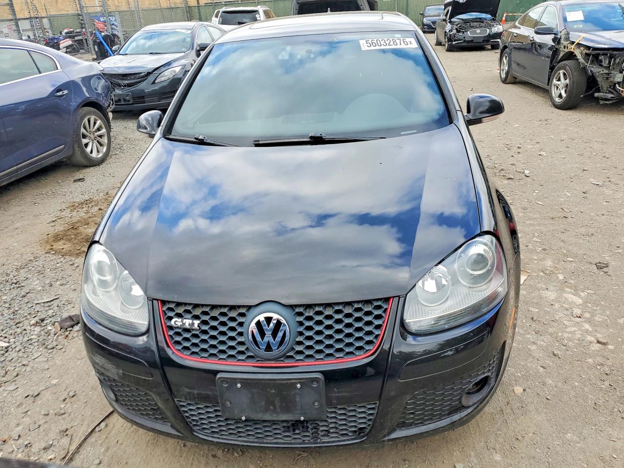 2009 Volkswagen Gti Черный vin: WVWHV71K99W128017