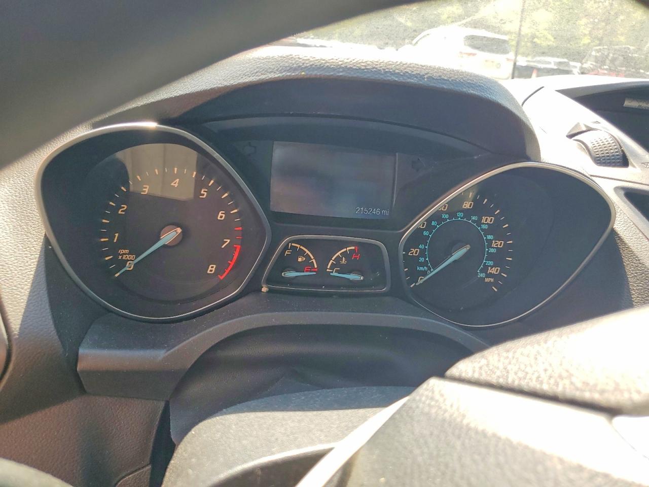 2015 Ford Escape S Gray vin: 1FMCU0F7XFUA74660