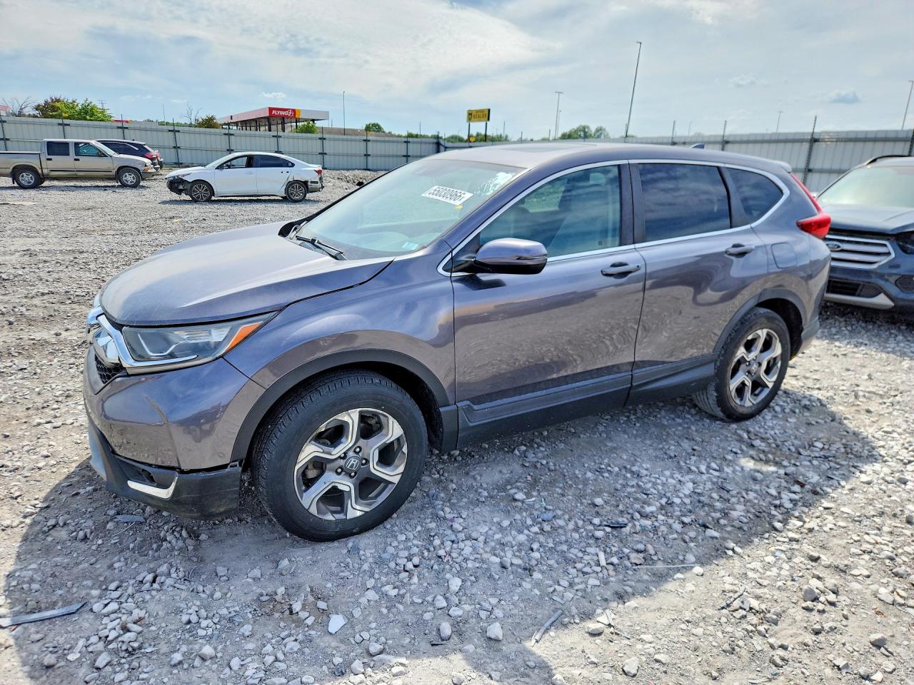 2017 Honda Cr-v Exl Серый vin: 5J6RW2H82HL012523