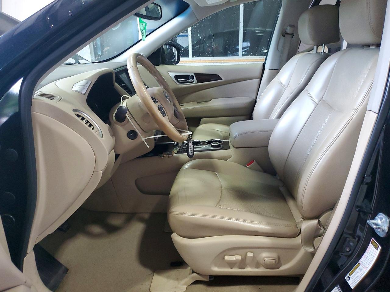 2014 Nissan Pathfinder S Black vin: 5N1AR2MM1EC717754
